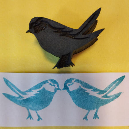 bird foam stamps